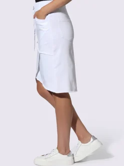 Jupe coton extensible confortable