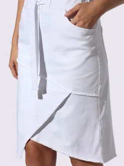 Jupe coton extensible confortable