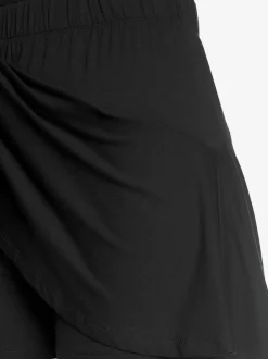 Jupe-culotte avec élastique et empiècement volanté en jersey doux