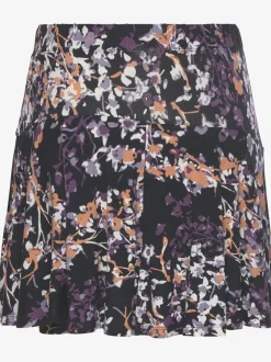 Jupe-culotte avec short intégré et ceinture élastique douce