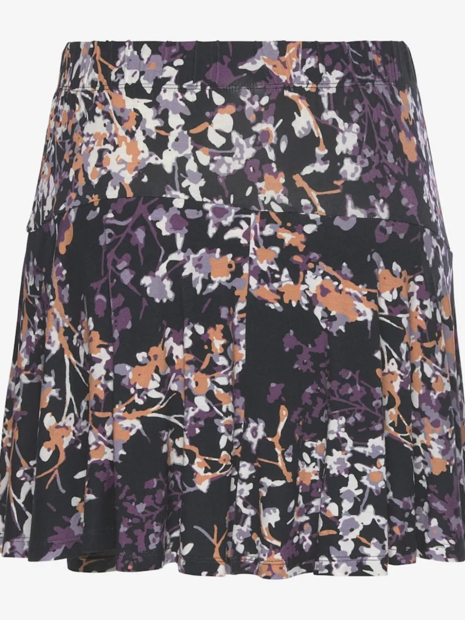 Jupe-culotte avec short intégré et ceinture élastique douce