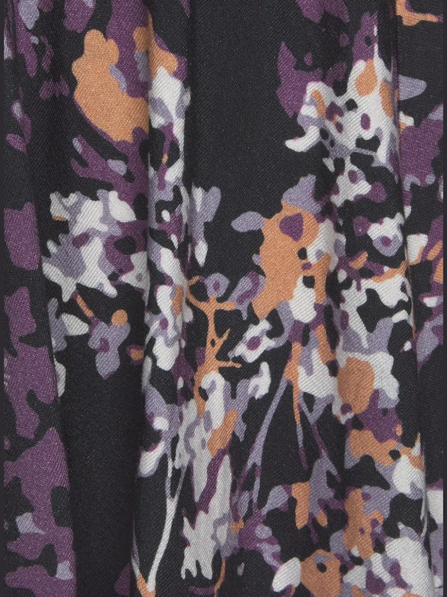 Jupe-culotte avec short intégré et ceinture élastique douce