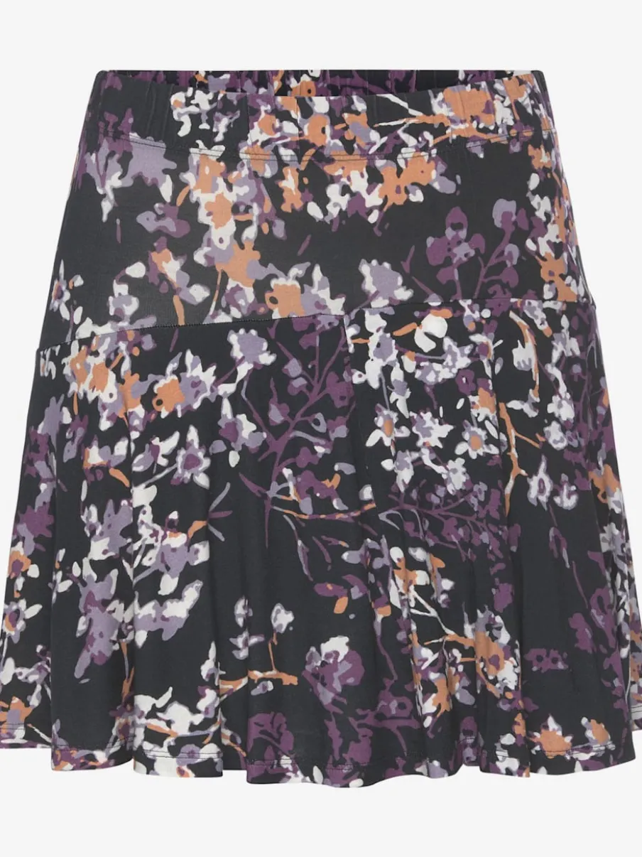Jupe-culotte avec short intégré et ceinture élastique douce