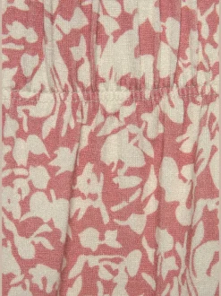 Jupe-culotte imprimée florale avec short intégré confortable