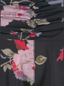 Jupe-culotte longue à imprimé fleuri avec jambes extra-larges