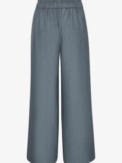 Jupe-culotte pantalon avec élastique et plis creux extra-larges