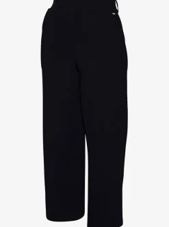 Jupe-culotte 7/8 taille haute à jambes droites et motifs graphiques