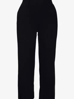 Jupe-culotte 7/8 taille haute à jambes droites et motifs graphiques
