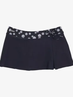 Jupe de plage à pois avec bas intégré pratique