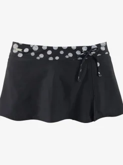 Jupe de plage à pois avec bas intégré pratique