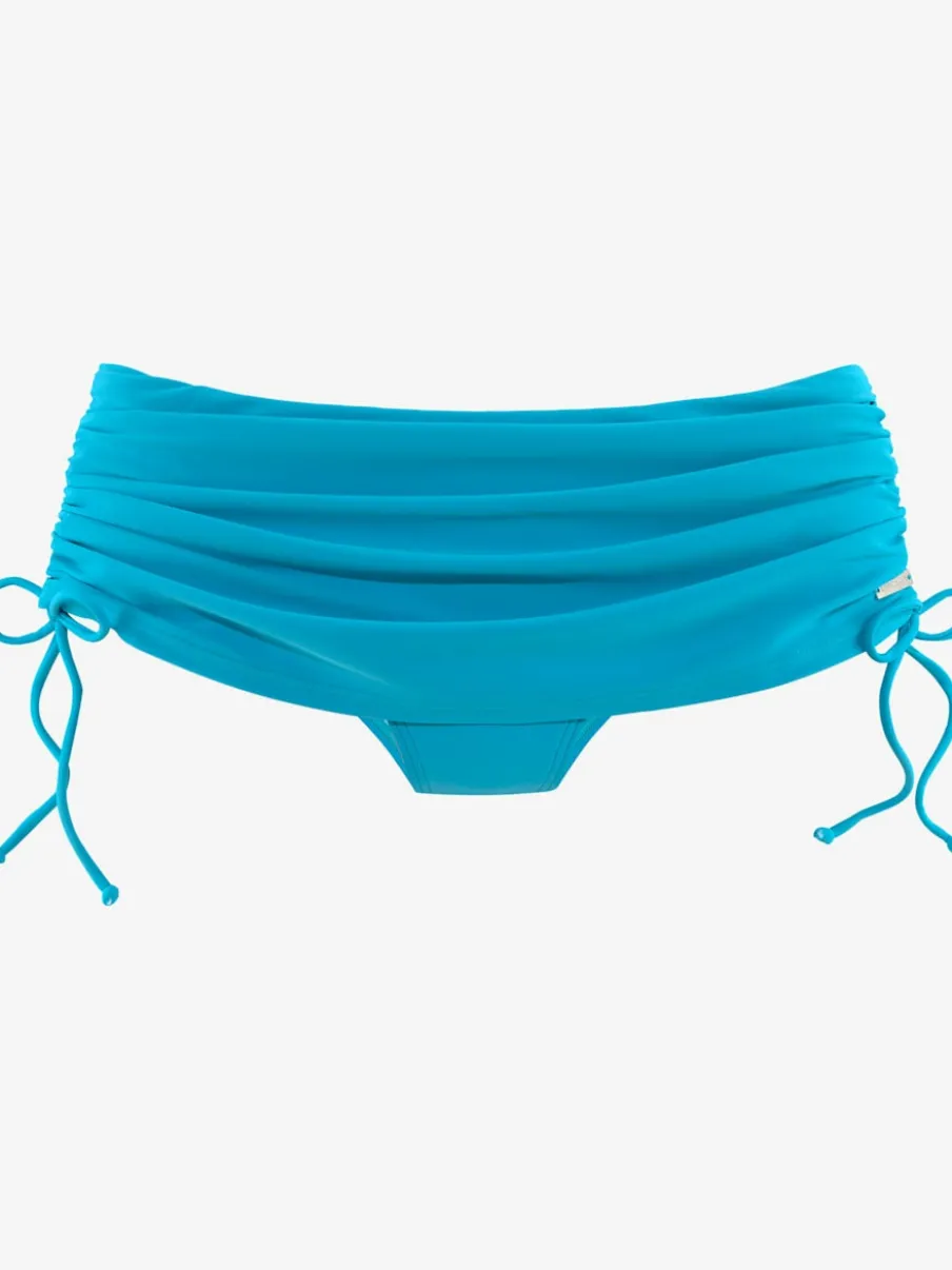 Jupe de plage réglable avec fronces en polyamide recyclé