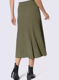 Jupe en tricot ceinture élastique confortable
