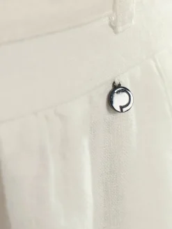 Jupes en lin avec ceinture et glissière discrètes
