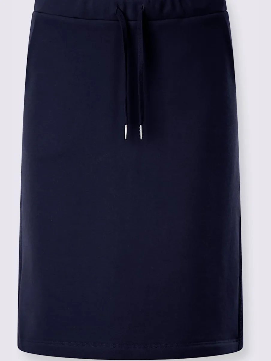 Jupe sweat avec ceinture élastique et poches pratiques