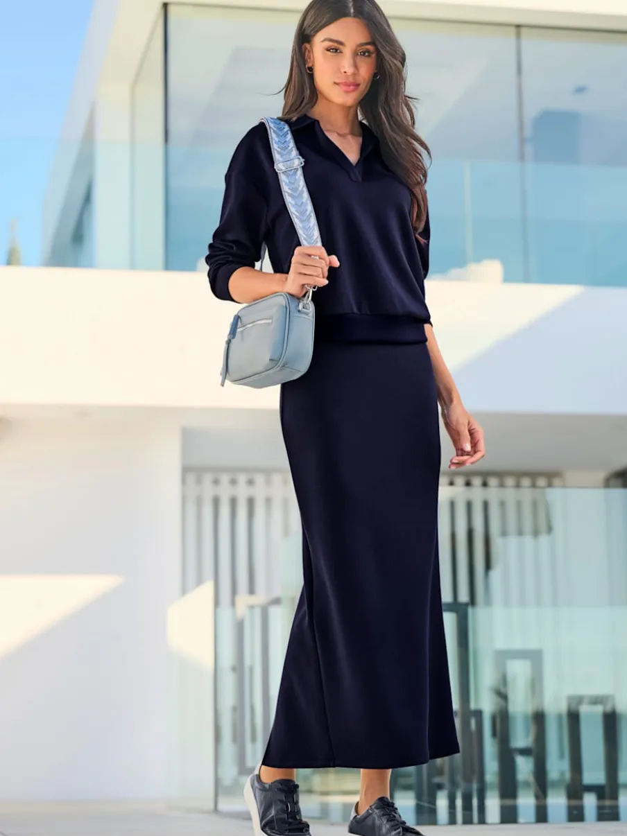Jupe sweat 55% viscose