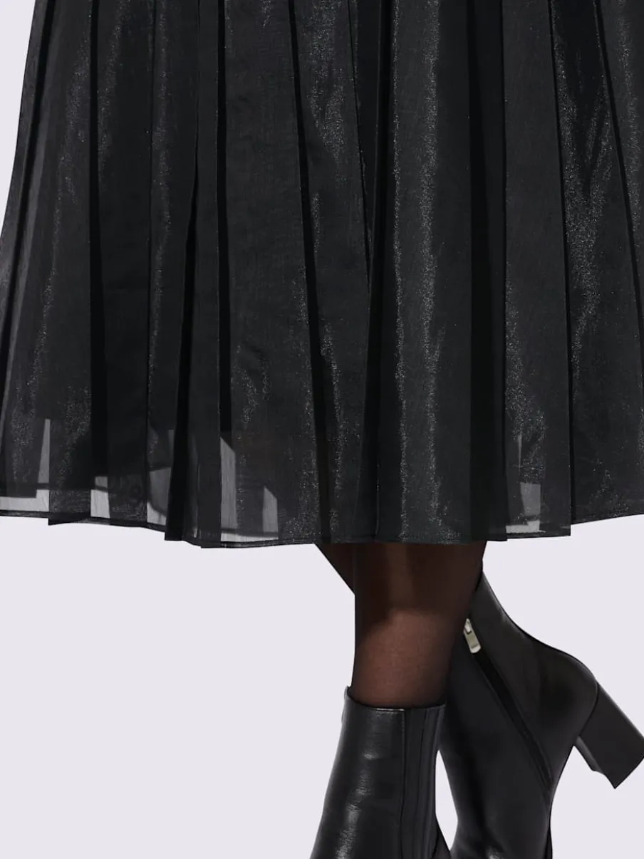 Jupe tissée rivets décoratifs