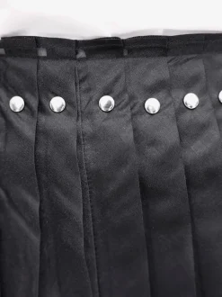 Jupe tissée rivets décoratifs