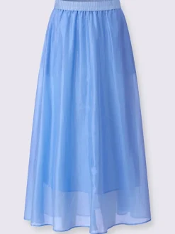 Jupe évasée légère avec ceinture élastique et poches