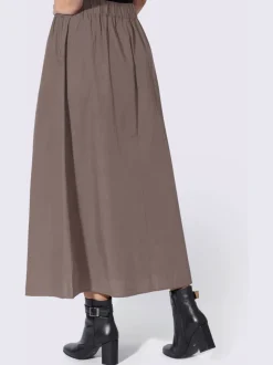 Jupe évasée qualité tissée
