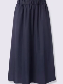 Jupe évasée qualité tissée