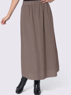 Jupe évasée qualité tissée