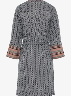 Kimono court avec motif ethnique