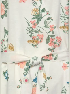 Kimono fantaisie avec volants aux ourlets