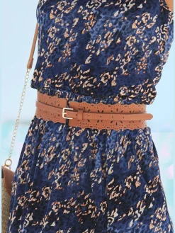 Large ceinture avec découpes tendance