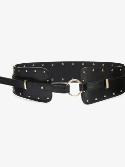 Large ceinture avec petits rivets au style tendance