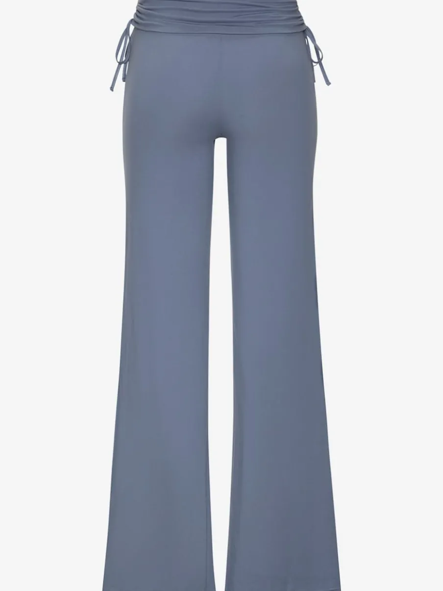 Legging avec jambes évasées doux et fluide à la taille