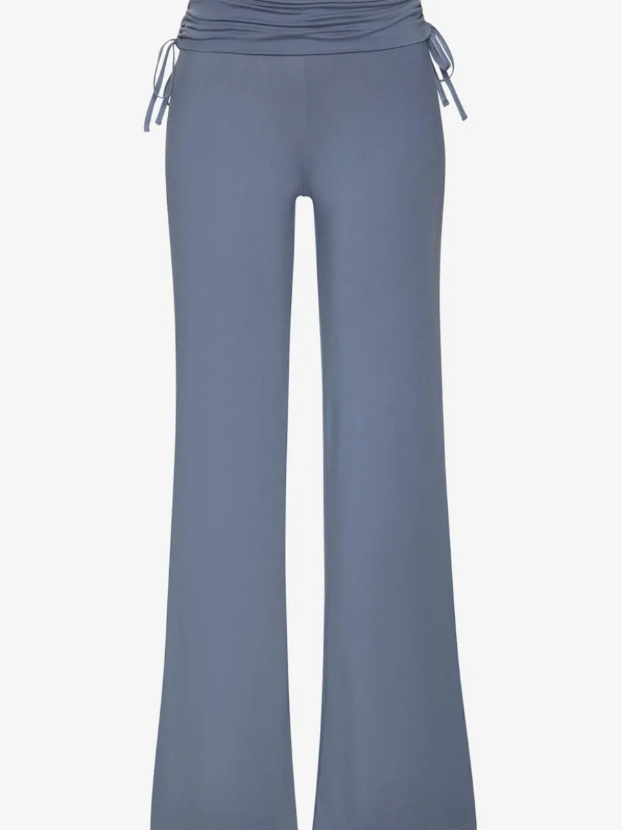 Legging avec jambes évasées doux et fluide à la taille