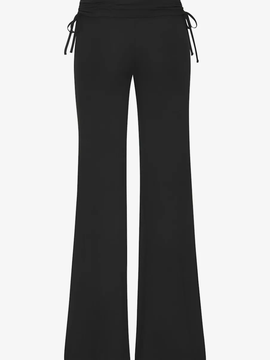 Legging avec jambes évasées doux et fluide à la taille