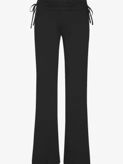 Legging avec jambes évasées et ceinture à revers