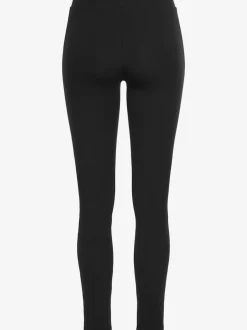 Legging basique en jersey avec ceinture élastique et logo brodé