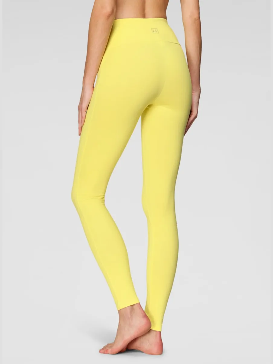 Legging confortable avec large bord-côte en coton et élasthanne