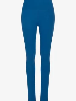 Legging confortable avec large bord-côte en coton et élasthanne