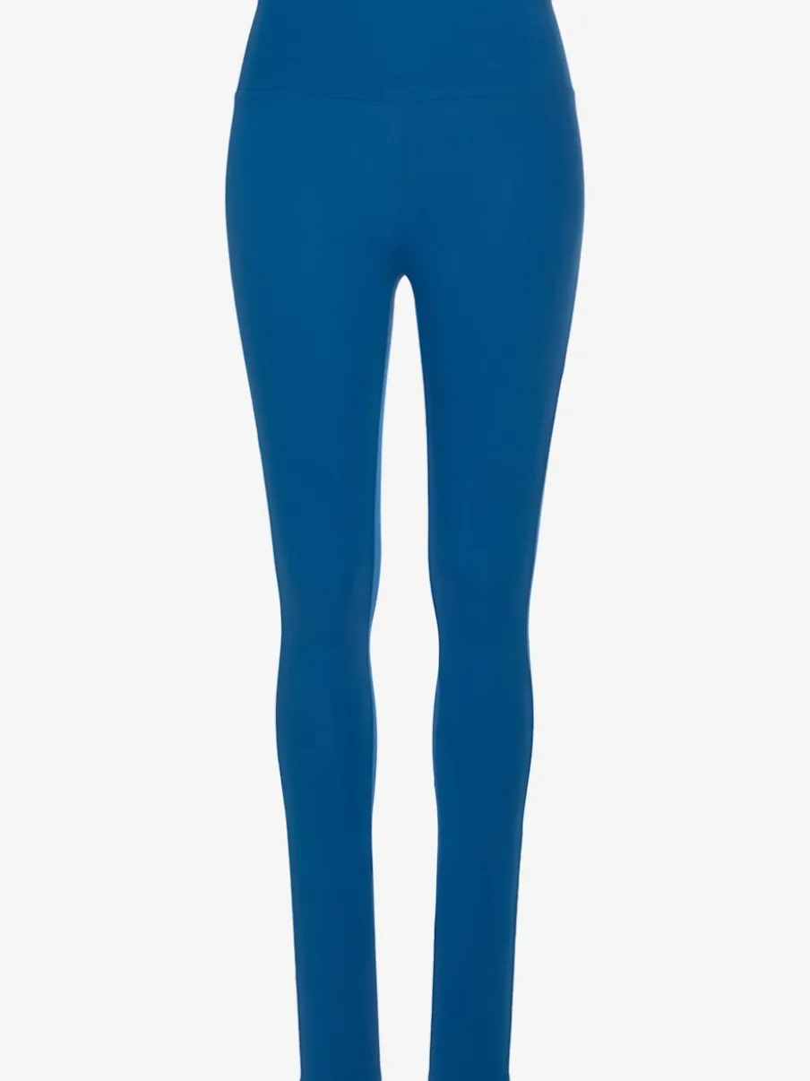 Legging confortable avec large bord-côte en coton et élasthanne