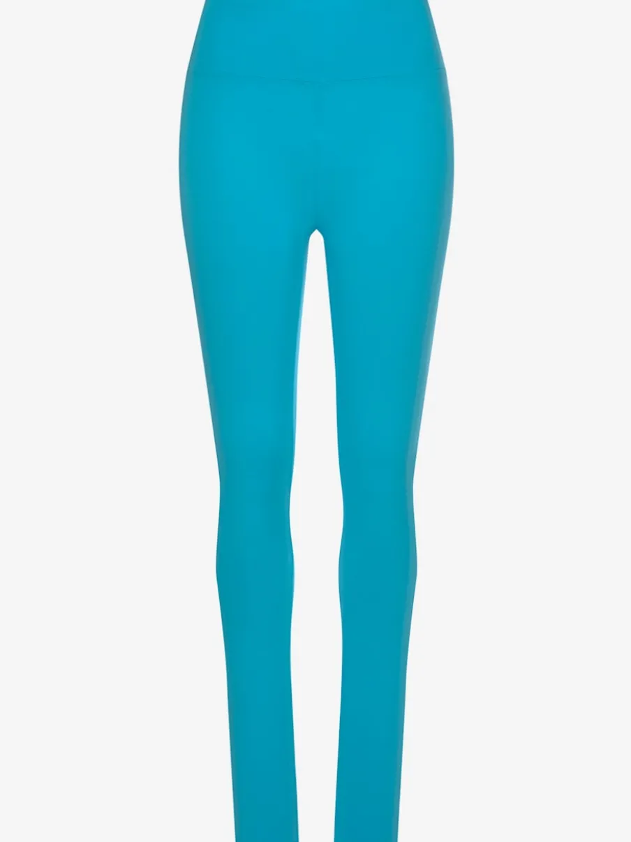 Legging confortable avec large bord-côte en coton et élasthanne