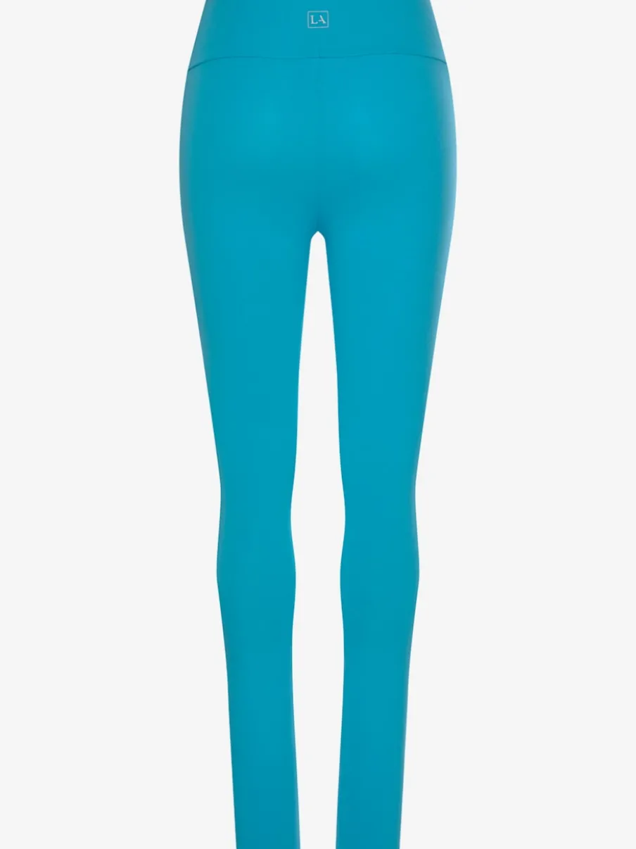 Legging confortable avec large bord-côte en coton et élasthanne