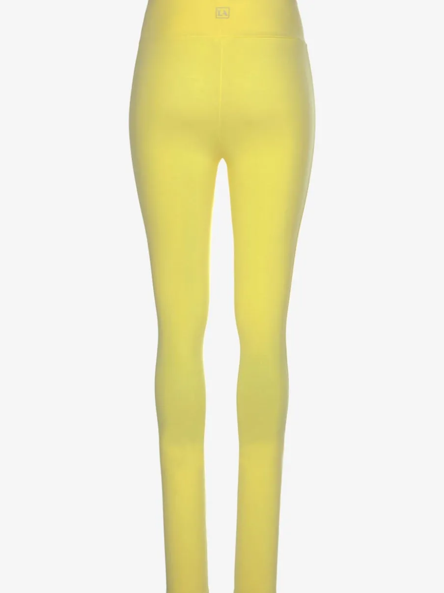 Legging confortable avec large bord-côte en coton et élasthanne