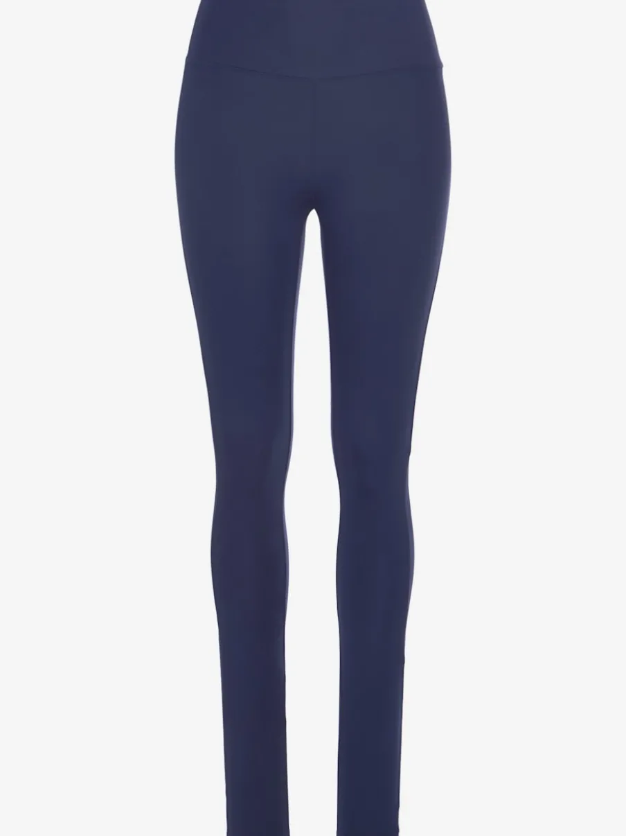 Legging confortable avec large bord-côte en coton et élasthanne