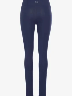 Legging confortable avec large bord-côte en coton et élasthanne