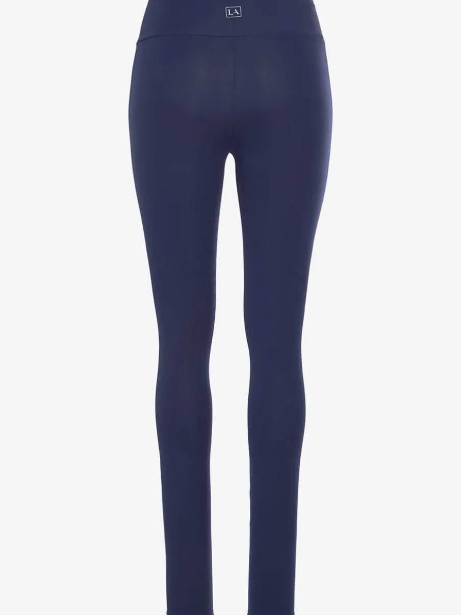 Legging confortable avec large bord-côte en coton et élasthanne