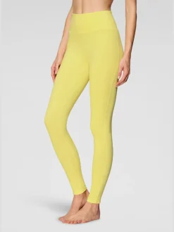 Legging confortable avec large bord-côte en coton et élasthanne