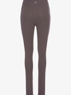 Legging confortable avec large bord-côte en coton et élasthanne