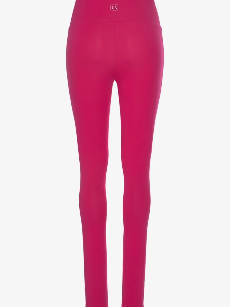 Legging confortable avec large bord-côte en coton et élasthanne