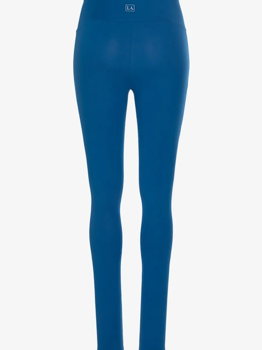 Legging confortable avec large bord-côte en coton et élasthanne