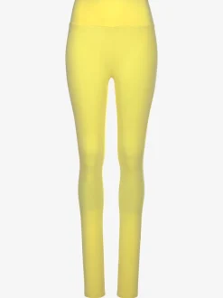 Legging confortable avec large bord-côte en coton et élasthanne