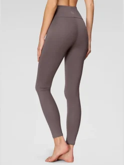 Legging confortable avec large bord-côte en coton et élasthanne