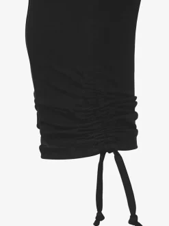 Legging corsaire ajusté avec ceinture élastique et coulisses latérales